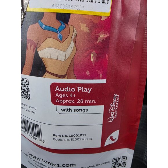 Tonies Disney Pocahontas Audio Figure for Toniebox Kids Storytelling Toy - Picture 4 of 4